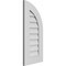 Ekena Millwork Quarter Round Top Right Surface Mount PVC Gable Vent w/ 3-1/2"W x 1"P Standard Frame, 14"W x 30"H GVPQR14X3001SN - alternate 3